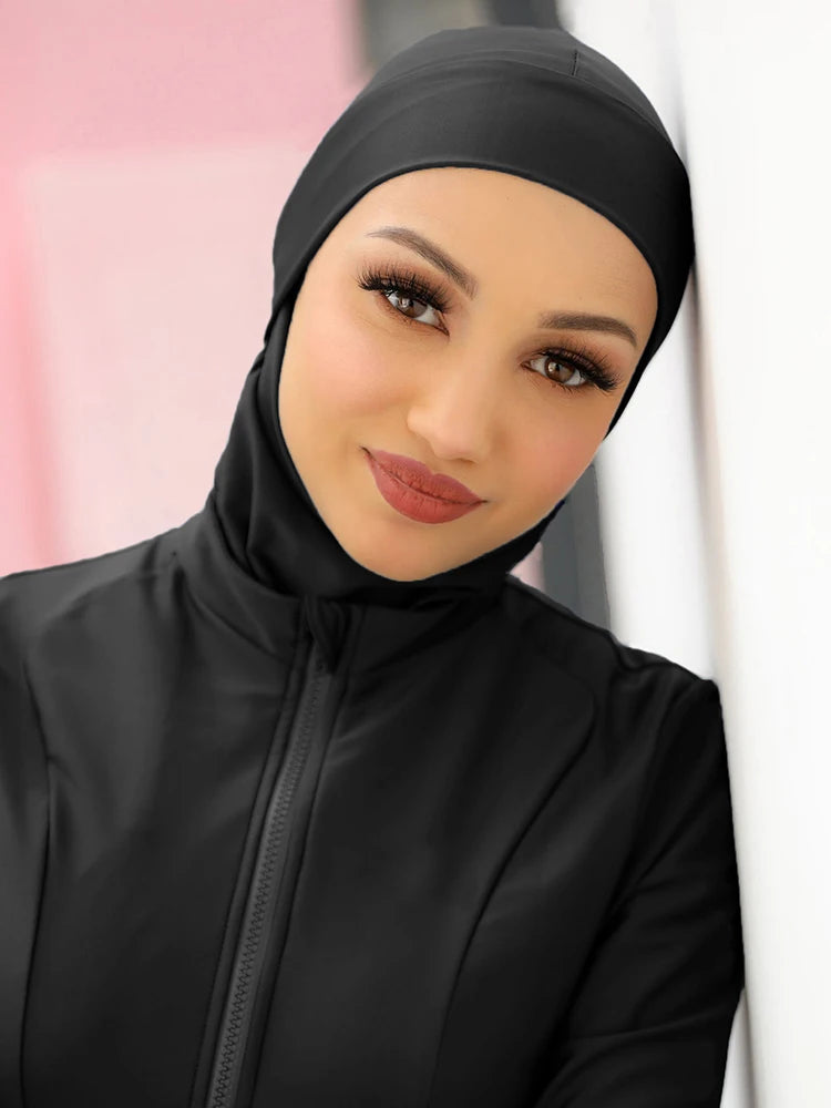 1PCS Burkini Femme Hijab Swim Bathing Hijab Women Summer Beach Instant Turban Cap