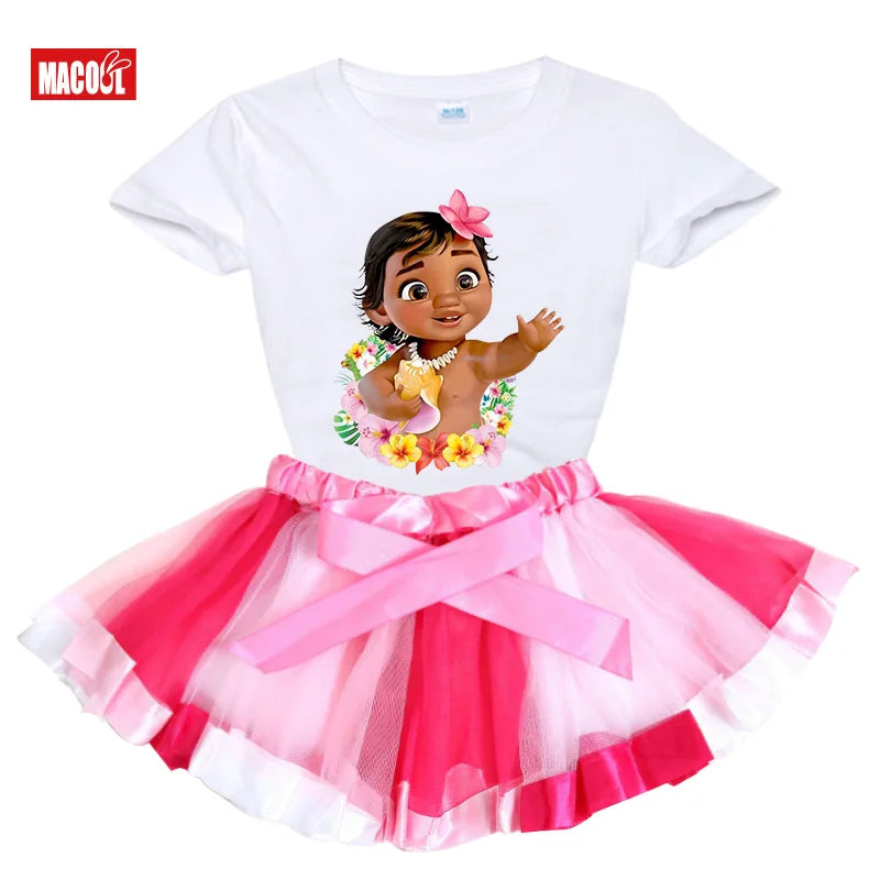 Girl Set Tshirt Tutu Dress Outfits Toddler Baby Dress Rainbow SetsTshirt Girls Toddler Girl Clothes  Kids 2 Piece Sets Outfits