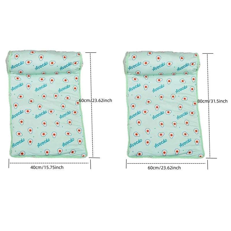 Summer Dog Cooling Mat Pet Ice Pads Cat Breathable Blanket Cat Washable Sofa Breathable Pet Dog Bed Small Animal Cold Bed