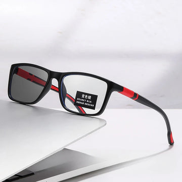 Fashion Photochromic Reading Glasses for Men Sports Glasses Anti Blue Light Glasses +100 +150 +200 +250 +300 +350 +400