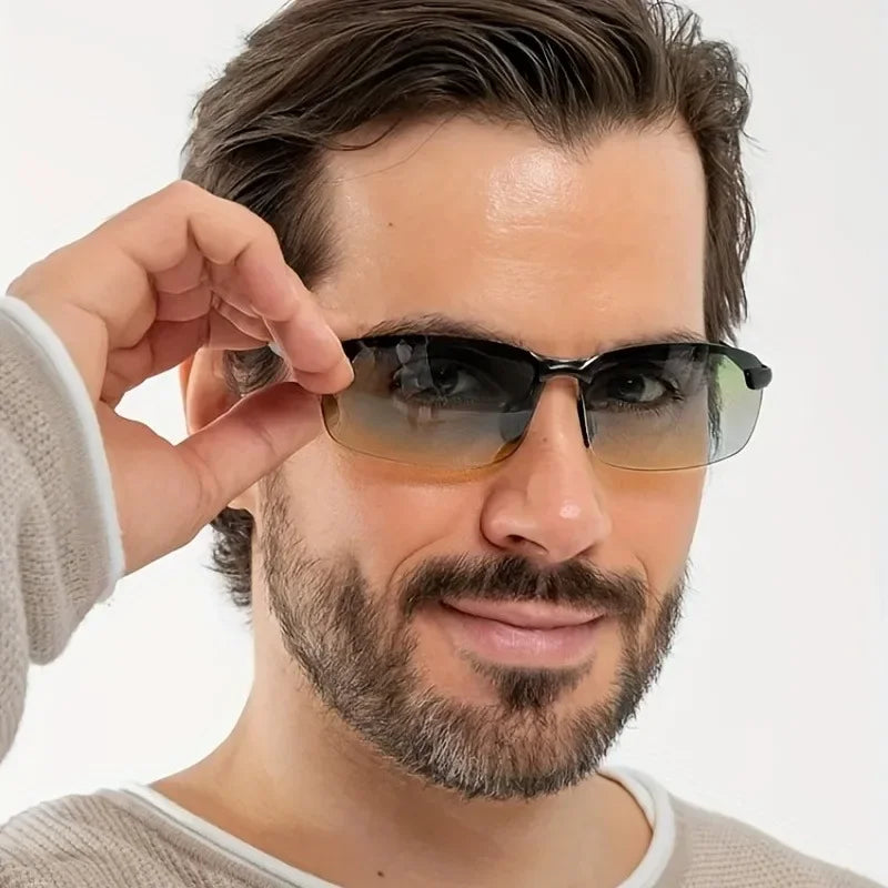 Unisex Rimless Sunglasses Men Women Fashion Gradient Sun Glasses Summer Traveling Trend Eyewear