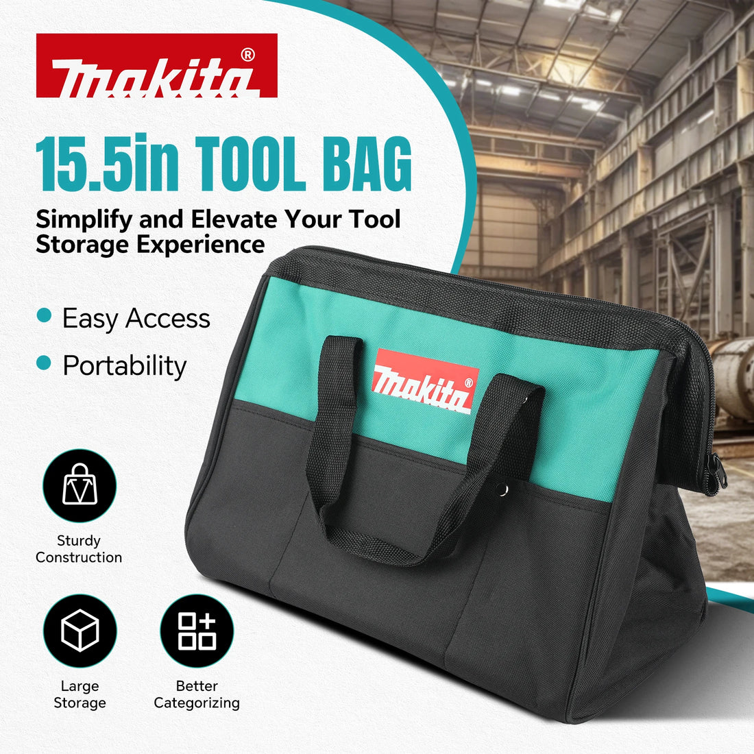 Makita DGA404 Angle Grinder Tool Kit Brushless motor,For metal work,with ergonomic grip and portable carrying bag