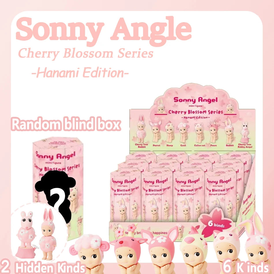 NEW Sonny Cherry Blossom Series Blind Box Toy Pre-Sale Hanami Edition Collectible Mini Figure Desktop Decor Kids Birthday Gift