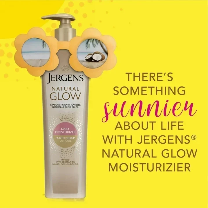 s-l960 Jergens Natural Glow Sunless Tanning Lotion Fair/Medium 10oz Pack of 2 - Image 3