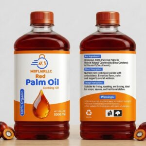 mb flair red palm oil undiluted 100% pure cooking oil – 1000ml / 33.8 fl oz