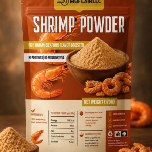 mb flair shrimp powder rich umami seafood flavor booster high protein 170g / 6 oz